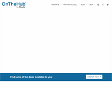 Tablet Screenshot of onthehub.com